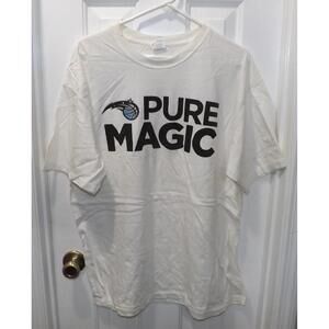 Basketball Orlando Magic Autographed By 5 Players T Shirt Size Xl